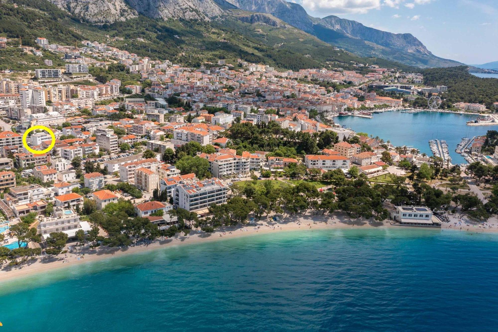 Magnolia Center Apartments Makarska Exterior foto